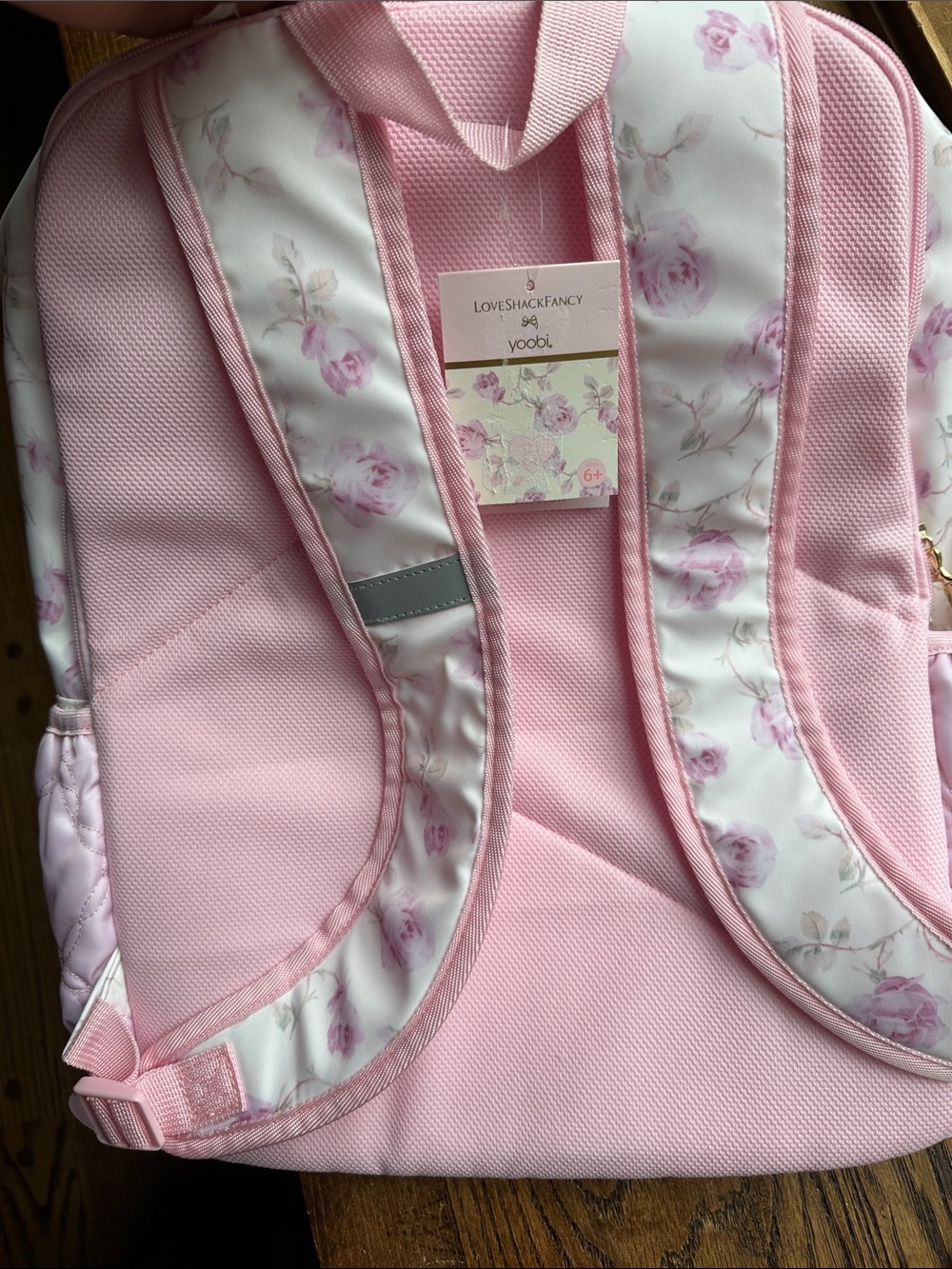 LoveShackFancy │ Yoobi Ribbon Rosa Backpack - Picture 6 of 6